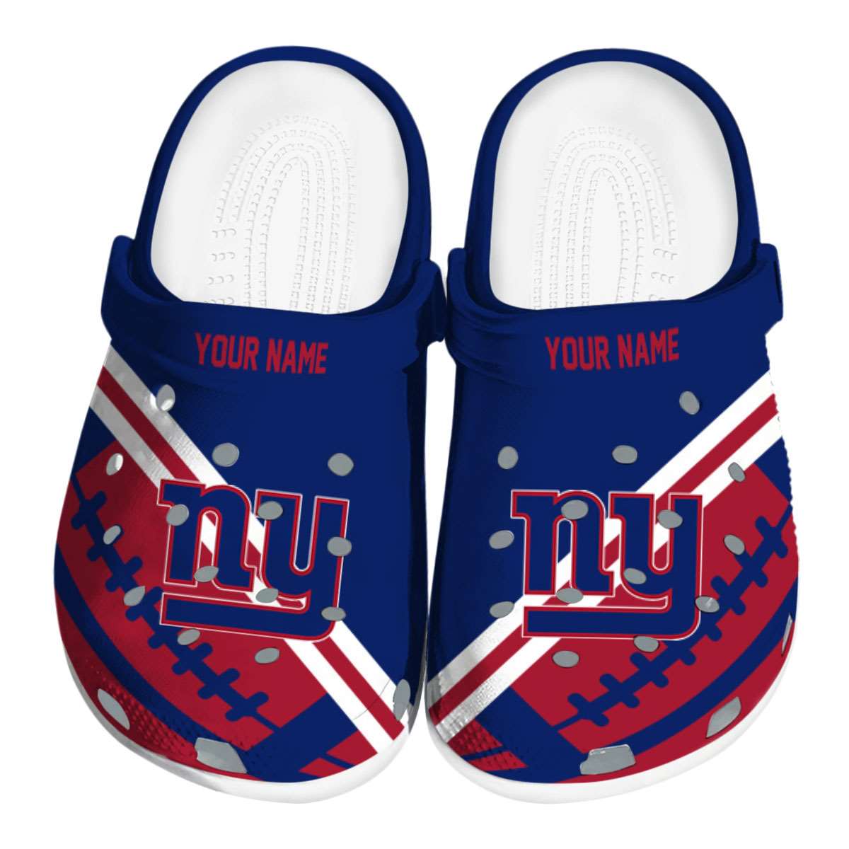 footwearmerch new york giants nfl sport crocs crocband clogs shoes comfortable for men women and kids z2opb