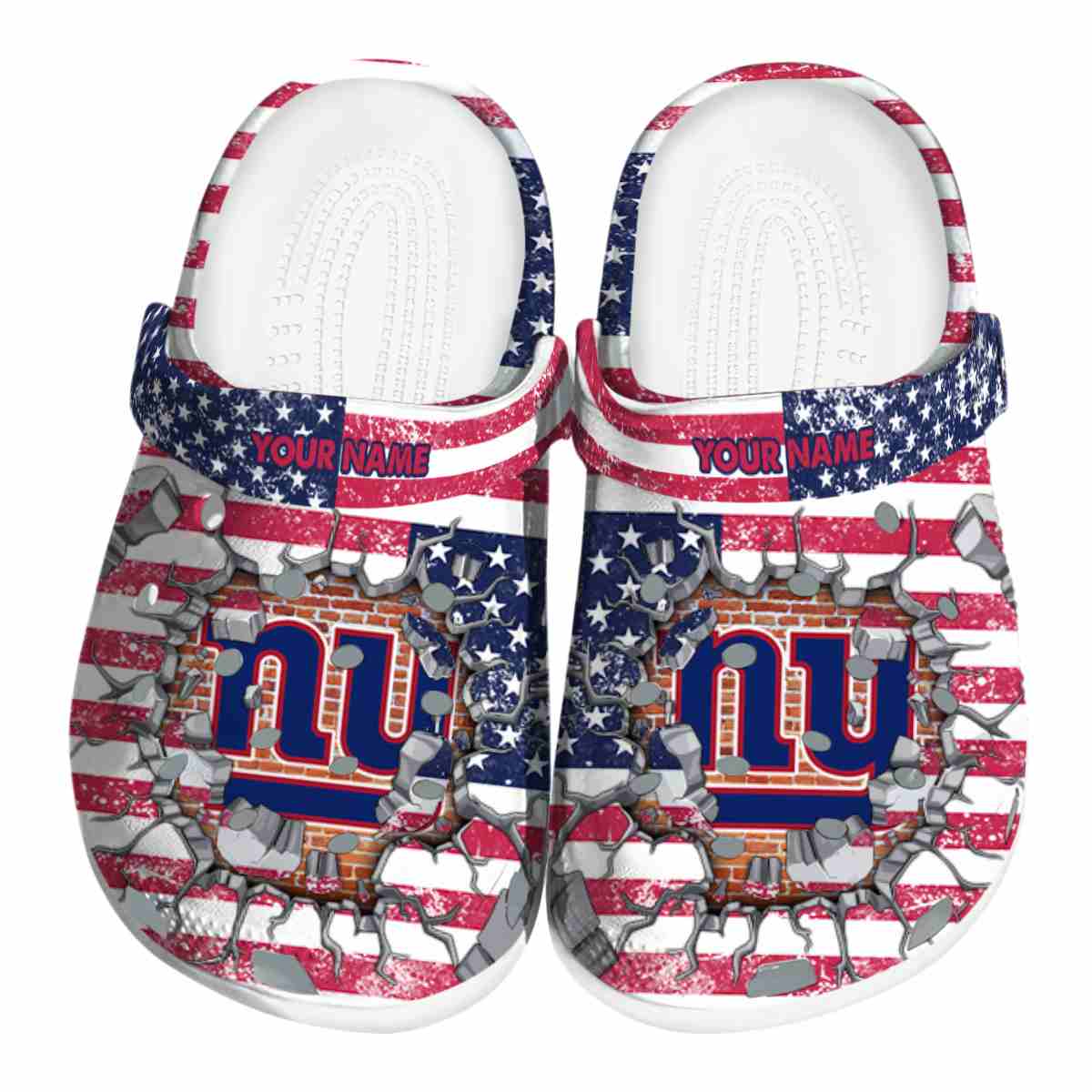 footwearmerch new york giants nfl sport crocs crocband clogs shoes comfortable for men women and kids zwmvz