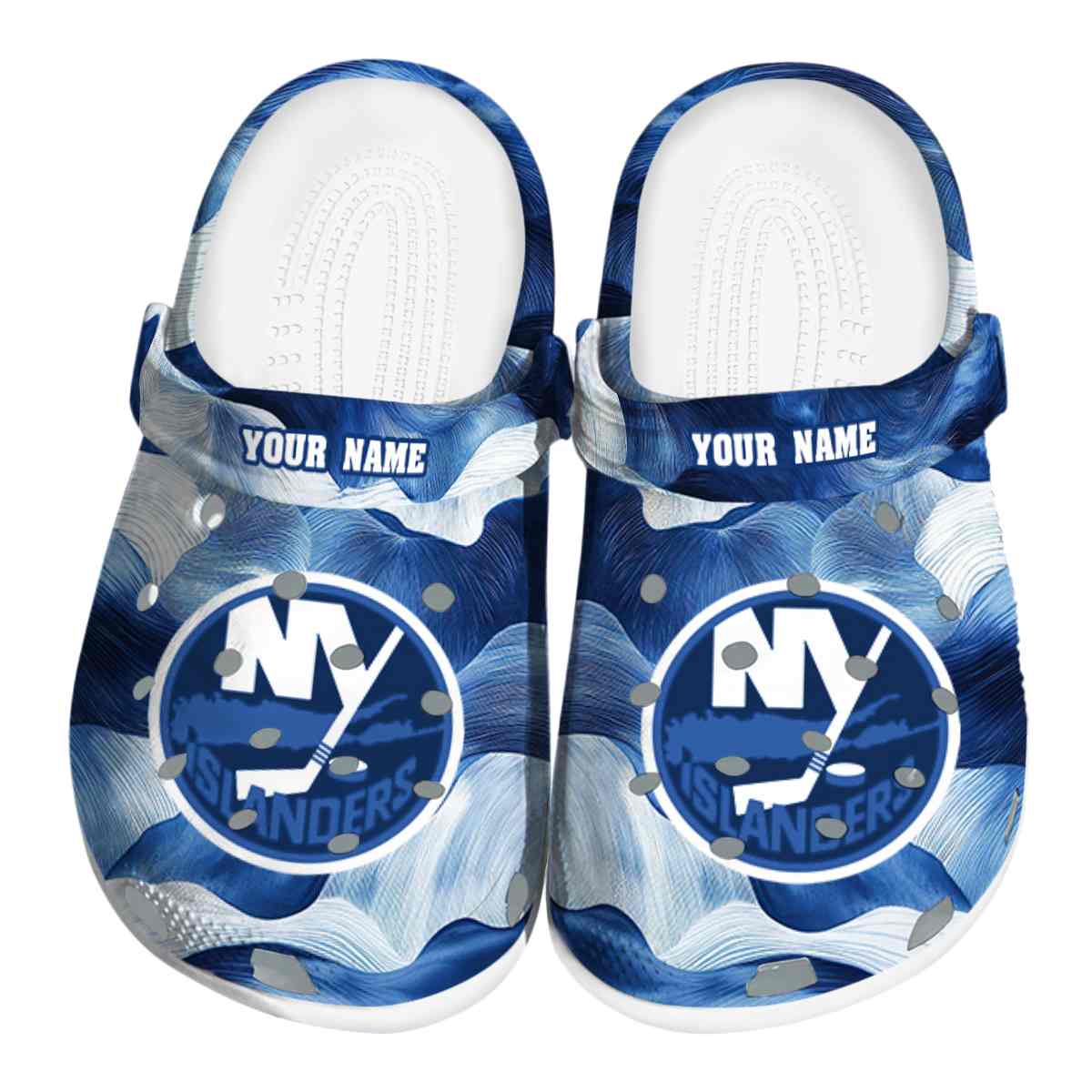 footwearmerch new york islanders nhl sport crocs crocband clogs shoes comfortable for men women and kids 6zptm