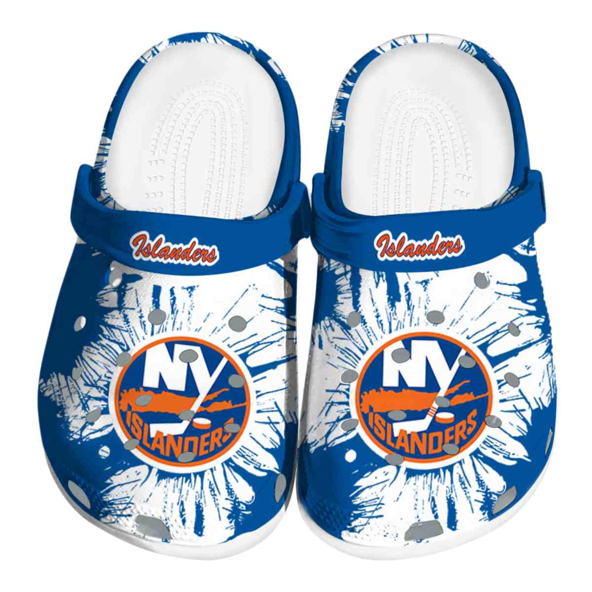 footwearmerch new york islanders nhl sport crocs crocband clogs shoes comfortable for men women and kids guxah