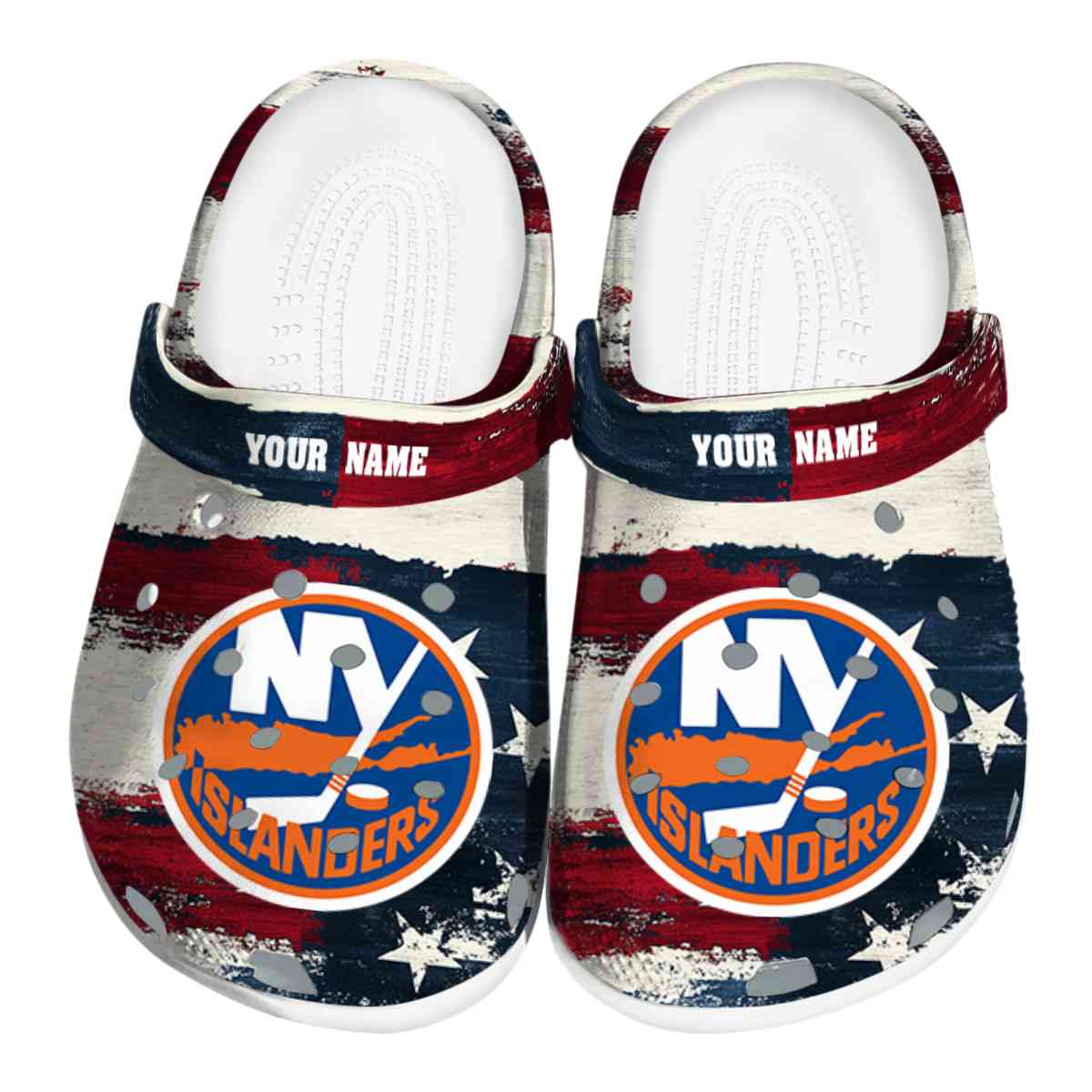 footwearmerch new york islanders nhl sport crocs crocband clogs shoes comfortable for men women and kids pd5gm