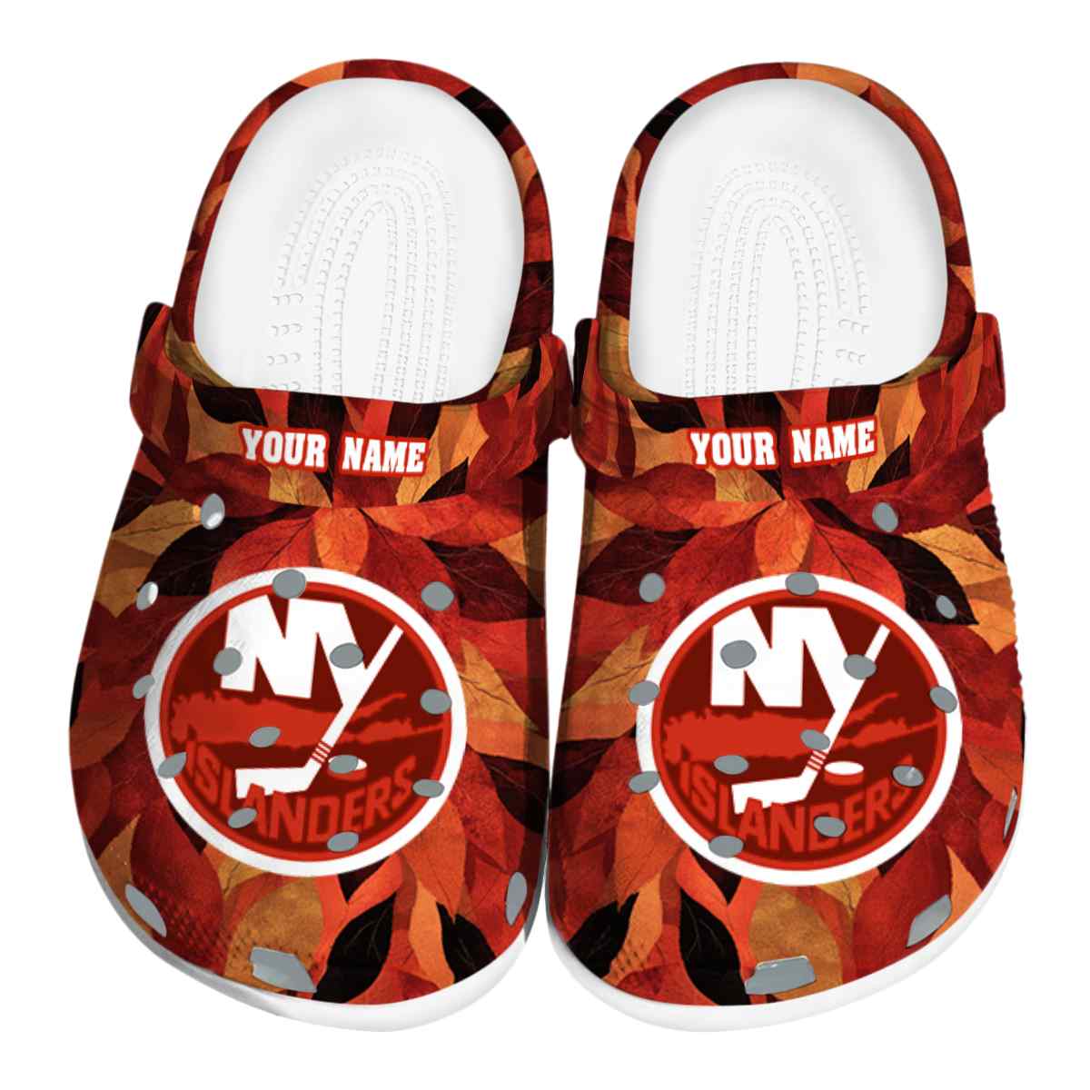footwearmerch new york islanders nhl sport crocs crocband clogs shoes comfortable for men women and kids wgokg