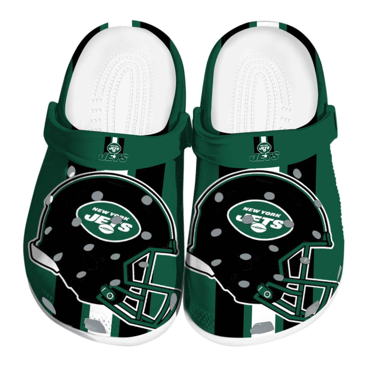 footwearmerch new york jets nfl sport crocs crocband clogs shoes comfortable for men women and kids ejnjp