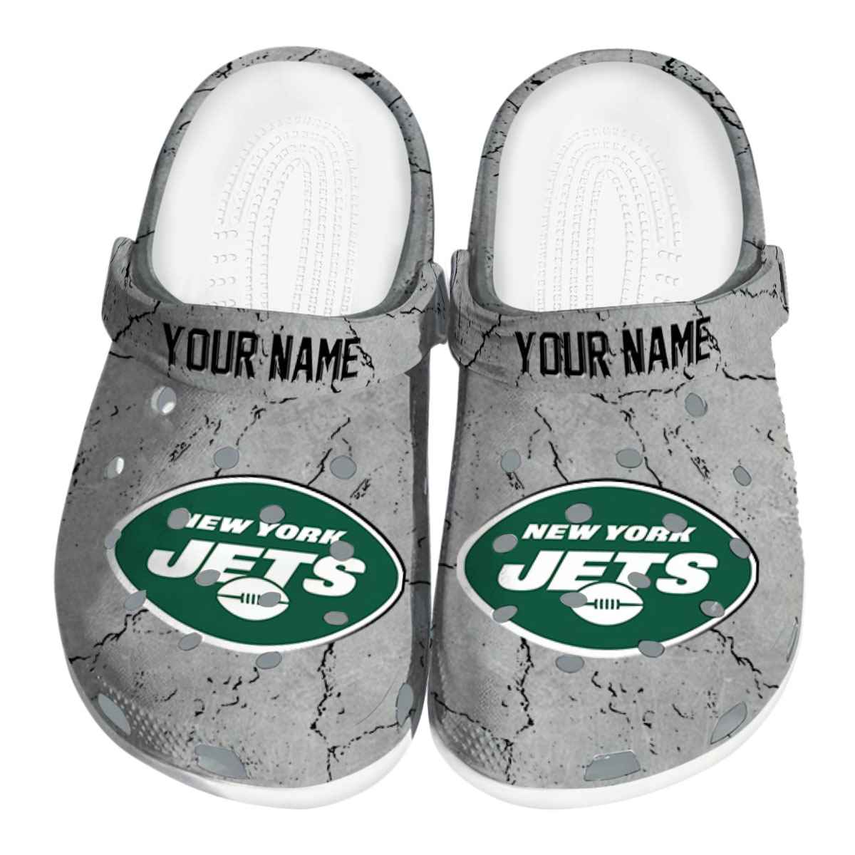 footwearmerch new york jets nfl sport crocs crocband clogs shoes comfortable for men women and kids lrwcd