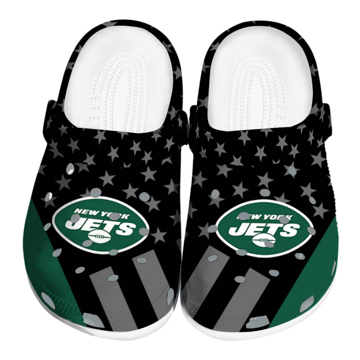 footwearmerch new york jets nfl sport crocs crocband clogs shoes comfortable for men women and kids nru0k