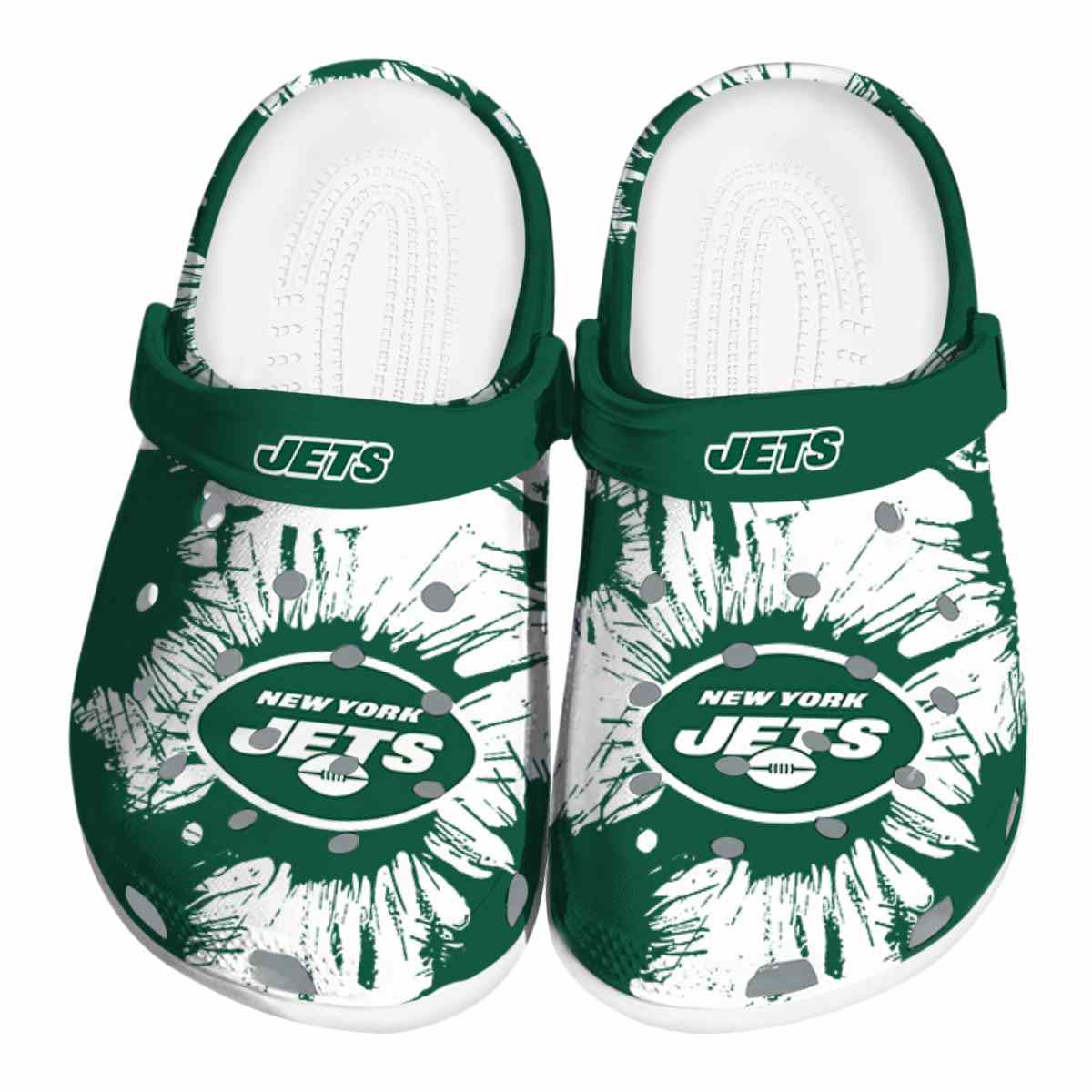 footwearmerch new york jets nfl sport crocs crocband clogs shoes comfortable for men women and kids qpdpv