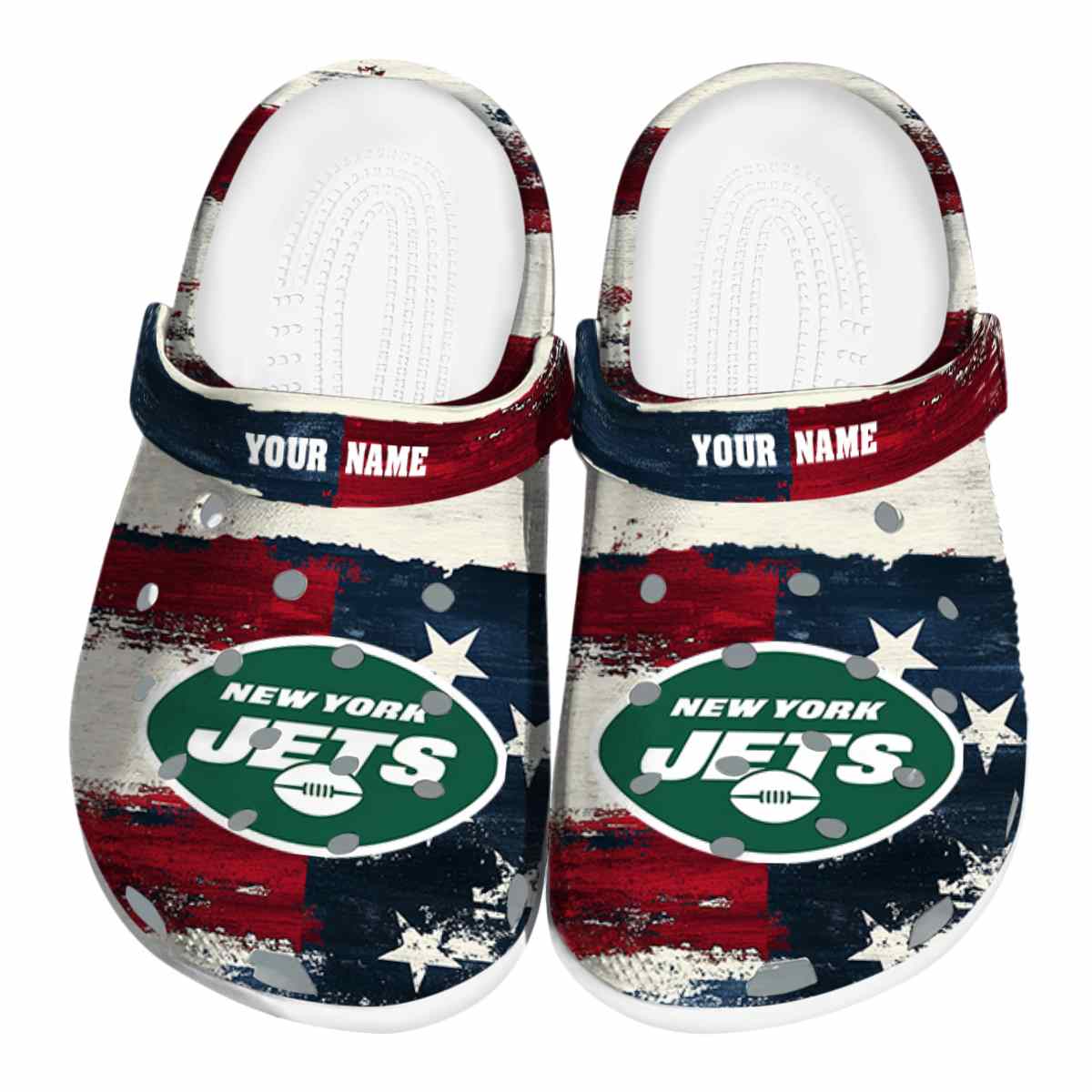 footwearmerch new york jets nfl sport crocs crocband clogs shoes comfortable for men women and kids qvmge