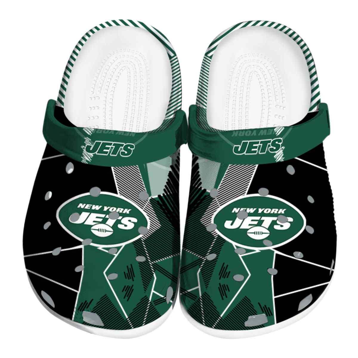 footwearmerch new york jets nfl sport crocs crocband clogs shoes comfortable for men women and kids rgomu