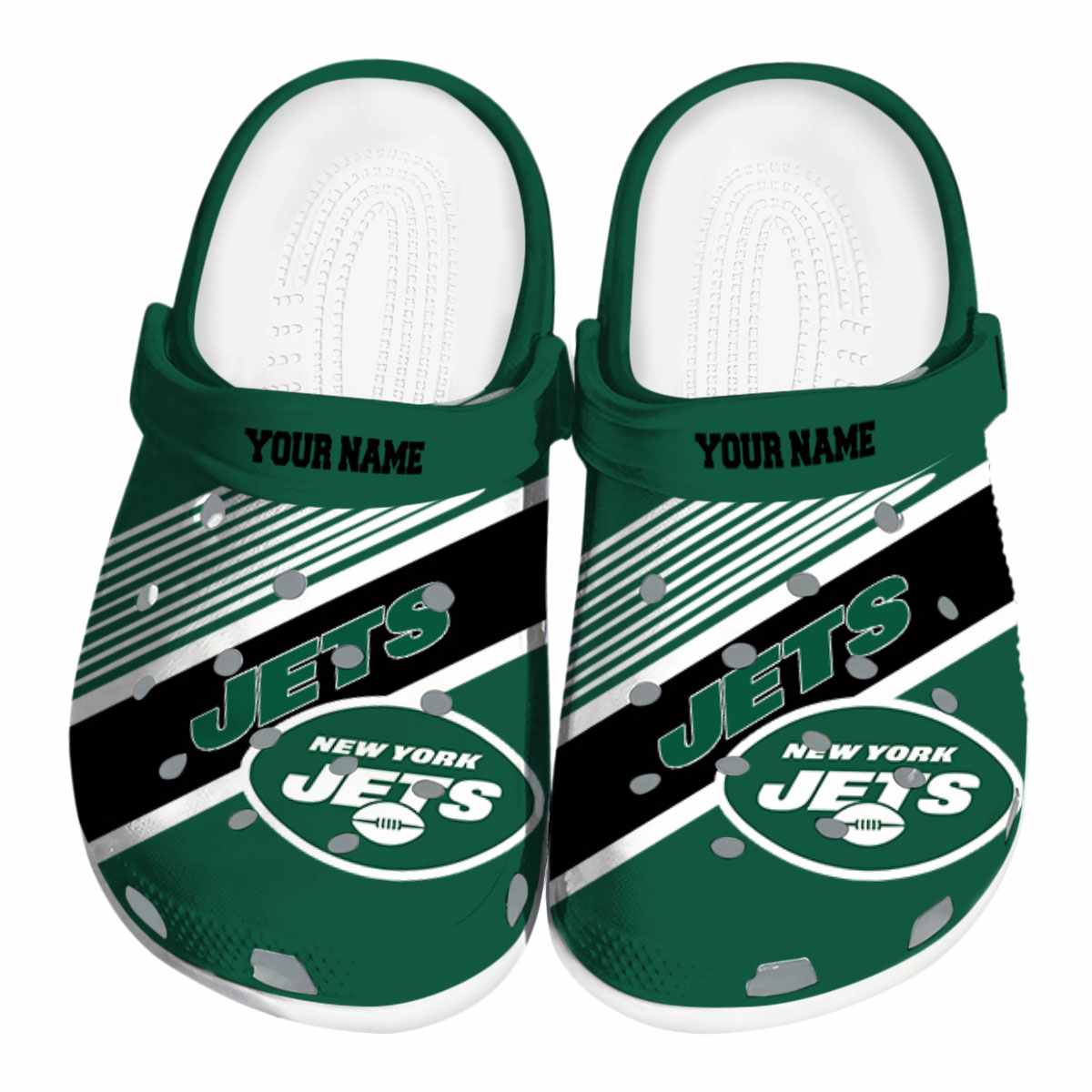 footwearmerch new york jets nfl sport crocs crocband clogs shoes comfortable for men women and kids vbcky