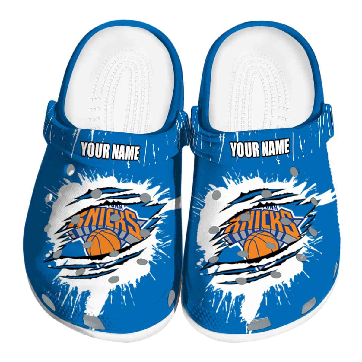 footwearmerch new york knicks nba sport crocs crocband clogs shoes comfortable for men women and kids jn6dp