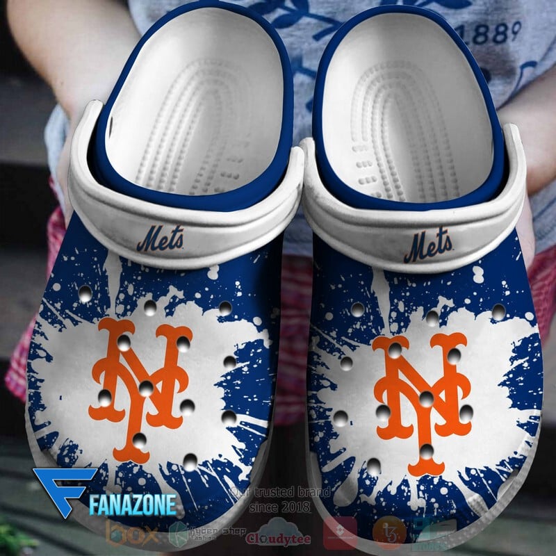 footwearmerch new york mets mlb sport crocs clogs crocband shoes comfortable for men women and kids jiins