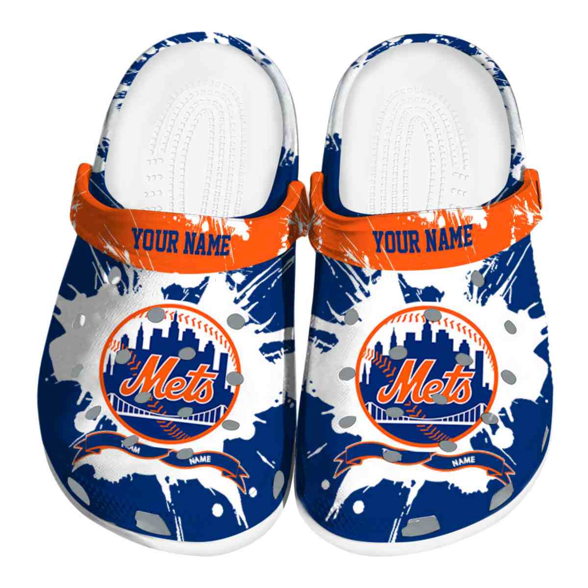 footwearmerch new york mets mlb sport crocs crocband clogs shoes comfortable for men women and kids affgq