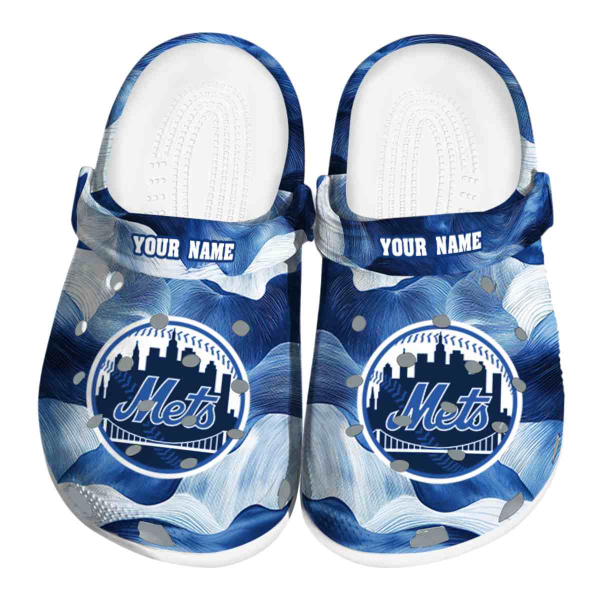 footwearmerch new york mets mlb sport crocs crocband clogs shoes comfortable for men women and kids bjf2f