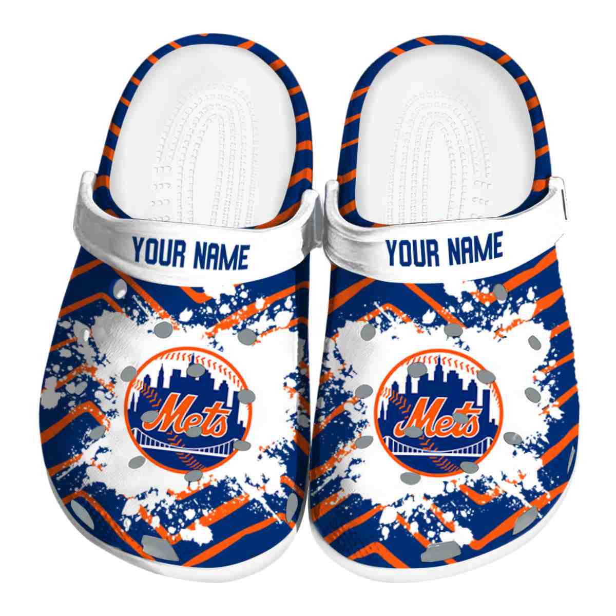footwearmerch new york mets mlb sport crocs crocband clogs shoes comfortable for men women and kids cehyj