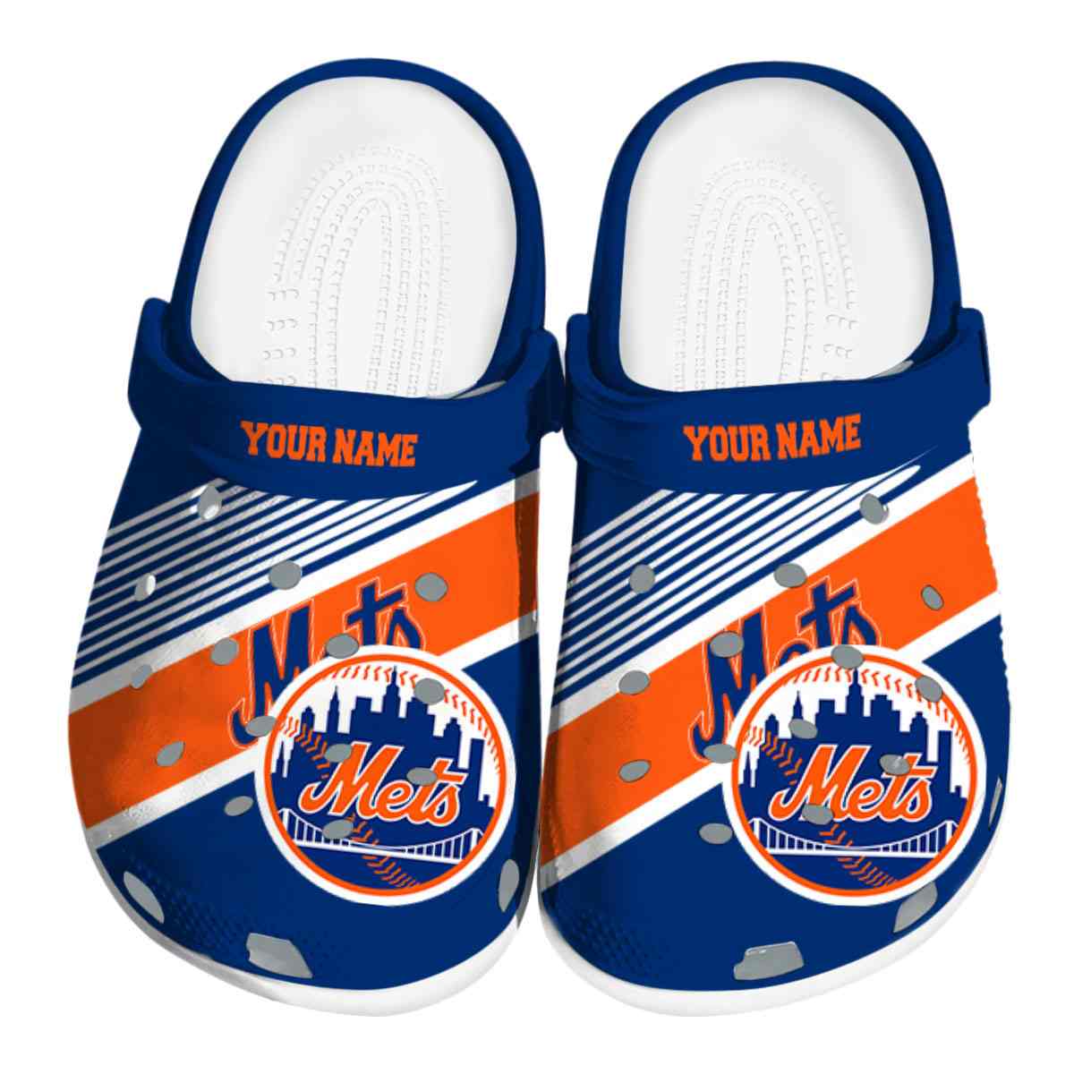 footwearmerch new york mets mlb sport crocs crocband clogs shoes comfortable for men women and kids ftupu