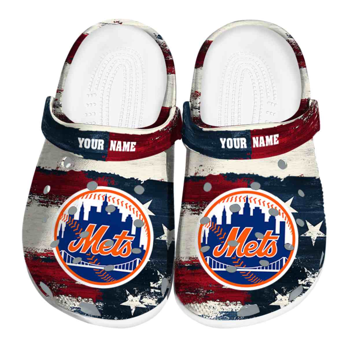 footwearmerch new york mets mlb sport crocs crocband clogs shoes comfortable for men women and kids hfig3
