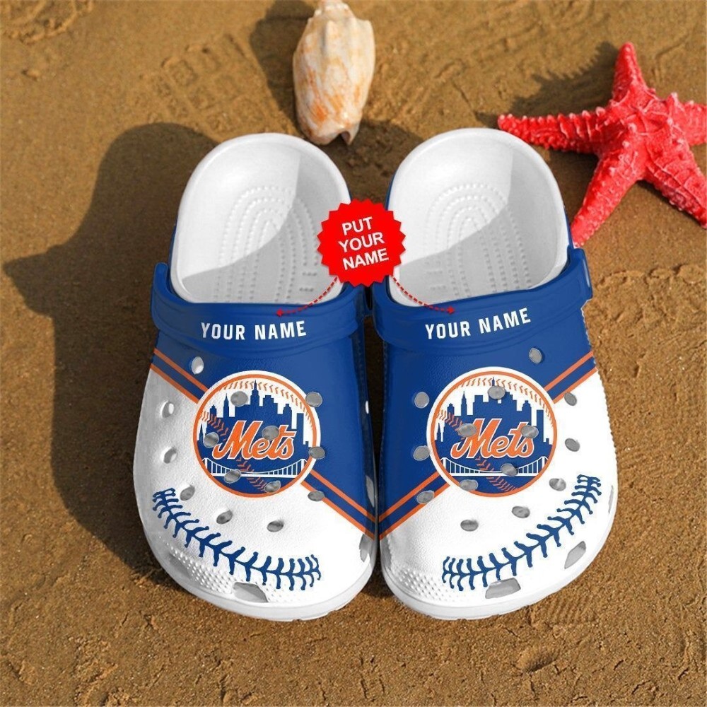 footwearmerch new york mets mlb sport crocs crocband clogs shoes comfortable for men women and kids oddrx