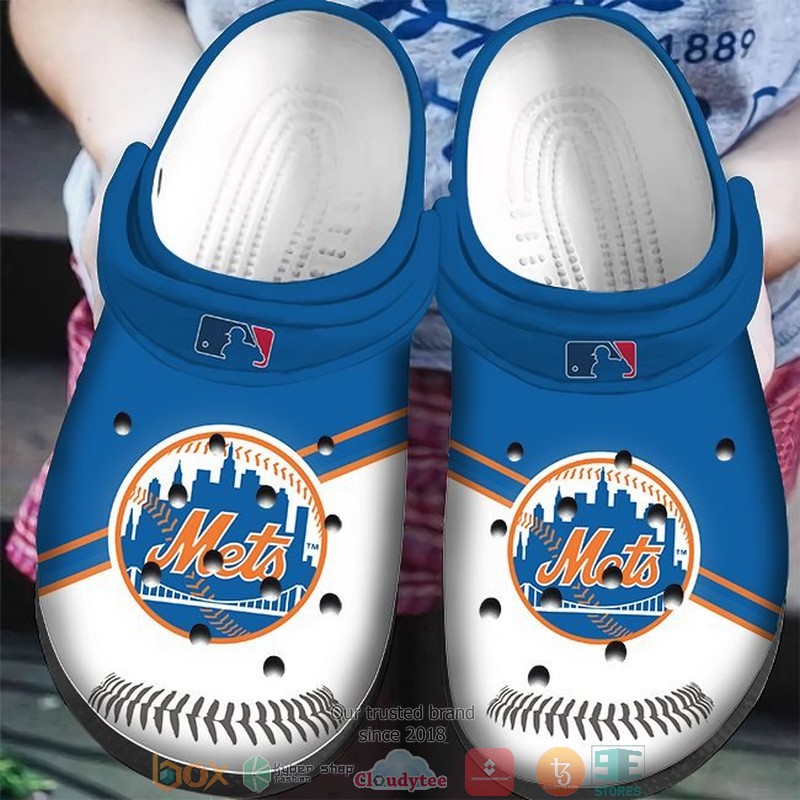footwearmerch new york mets mlb sport crocs crocband clogs shoes comfortable for men women and kids vvxss
