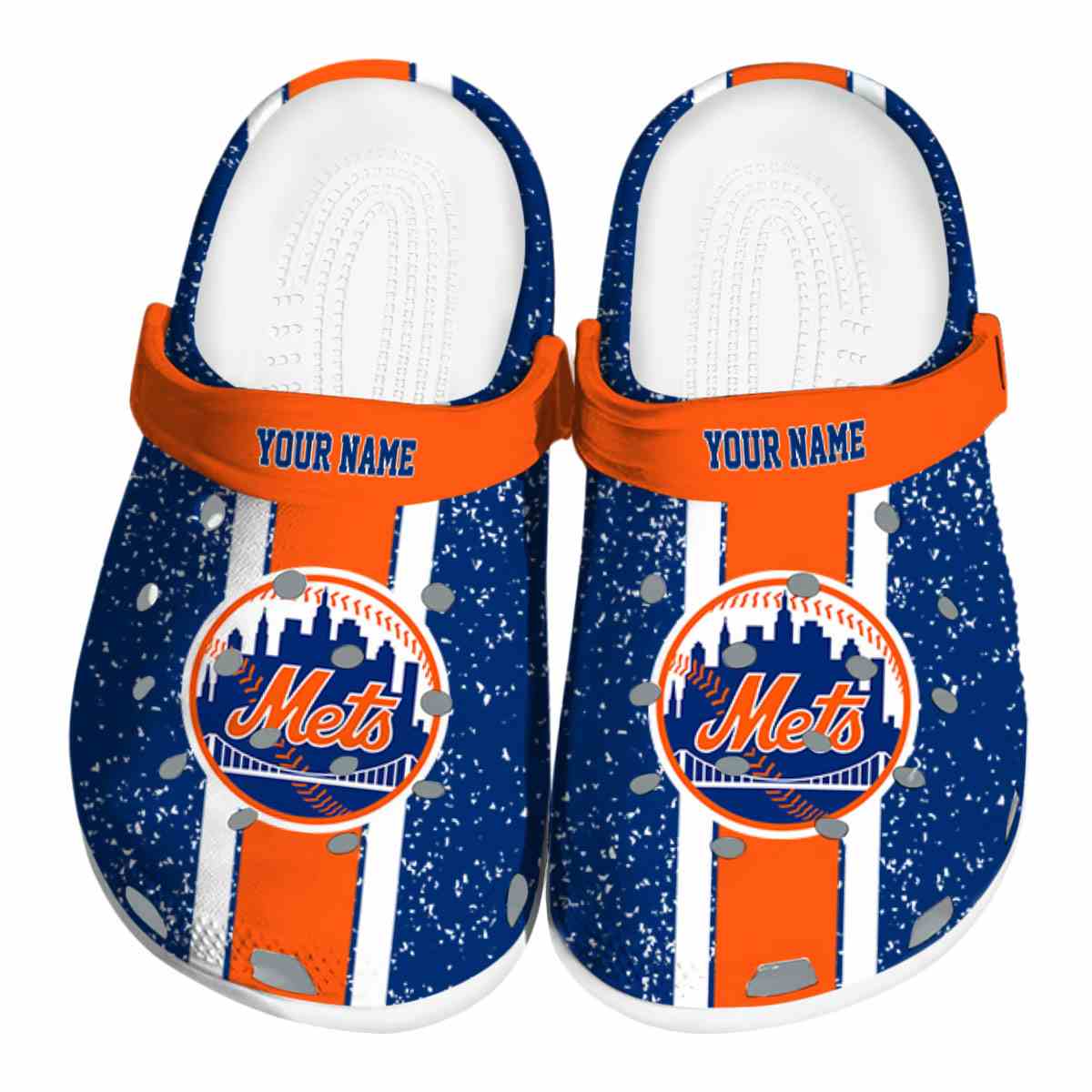 footwearmerch new york mets mlb sport crocs crocband clogs shoes comfortable for men women and kids zgvj2