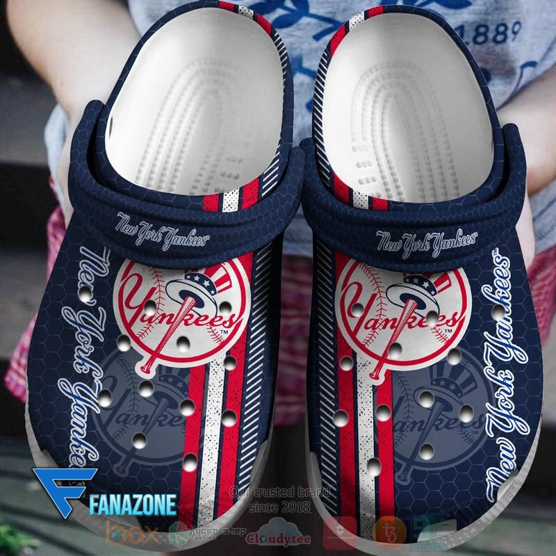 footwearmerch new york yankees mlb sport crocs clogs crocband shoes comfortable for men women and kids 6sasv