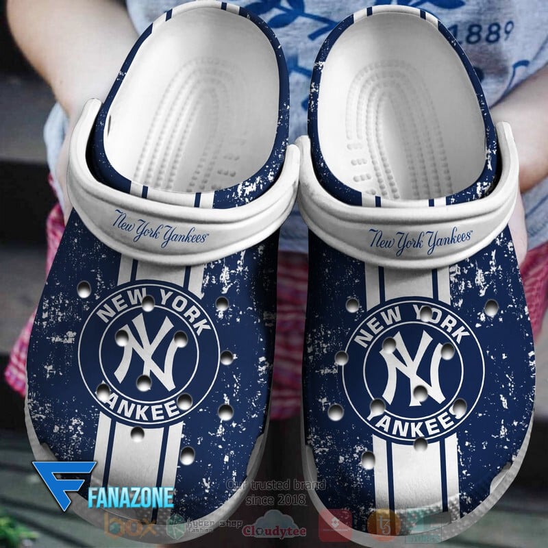 footwearmerch new york yankees mlb sport crocs clogs crocband shoes comfortable for men women and kids enl66