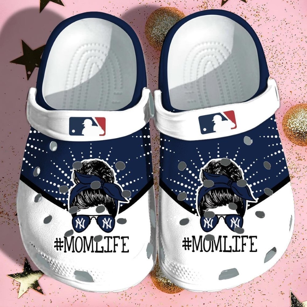 footwearmerch new york yankees mlb sport crocs crocband clogs shoes comfortable for men women and kids m67v3