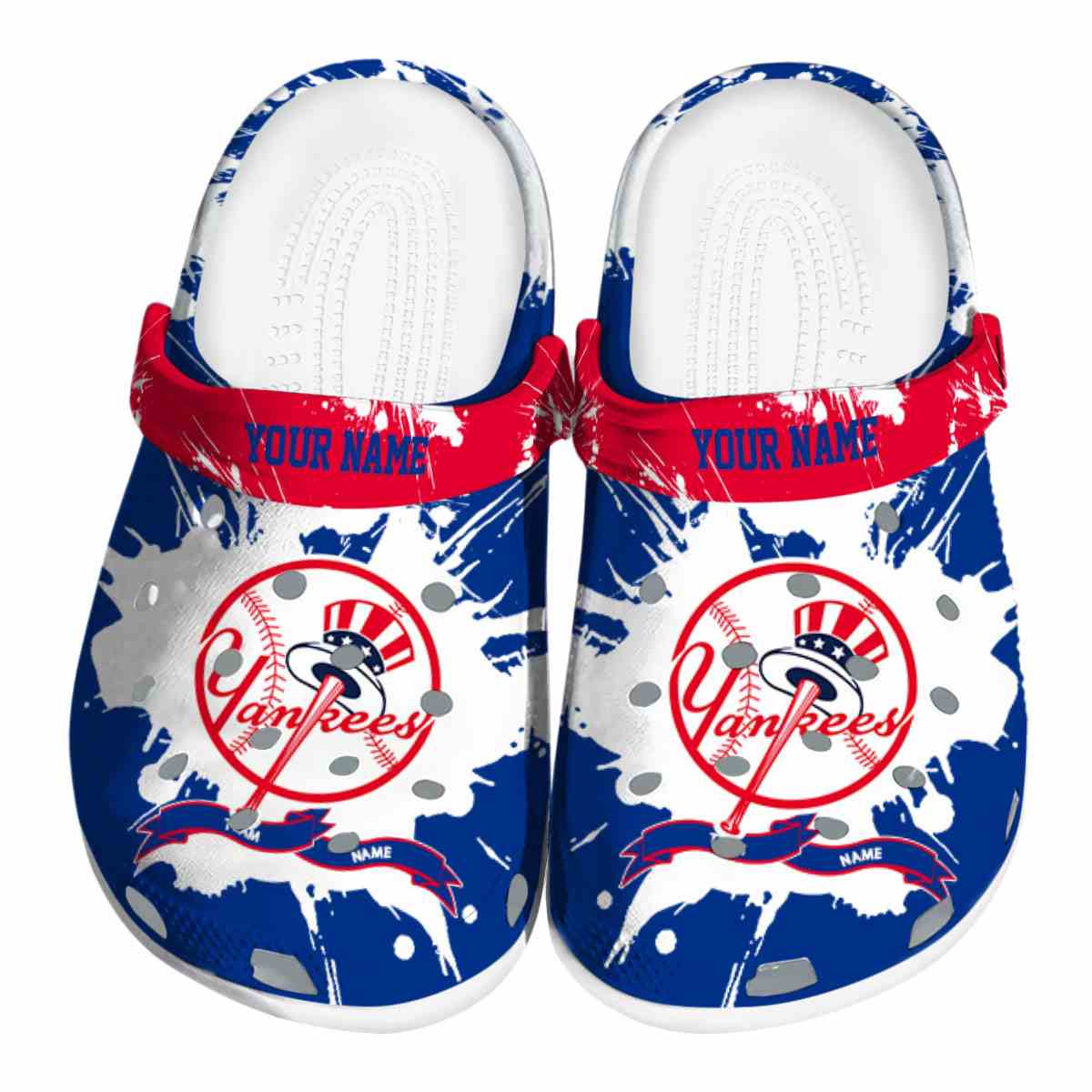 footwearmerch new york yankees mlb sport crocs crocband clogs shoes comfortable for men women and kids vdxwh