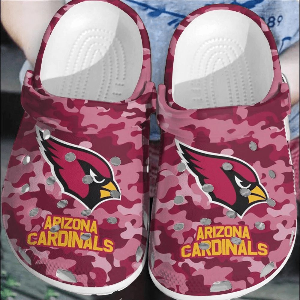 footwearmerch nfl arizona cardinals football crocs crocband comfortable shoes clogs for men women uwqx3