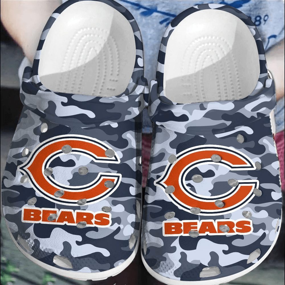 footwearmerch nfl chicago bears football crocband shoes crocs clogs comfortable for men women c36ry