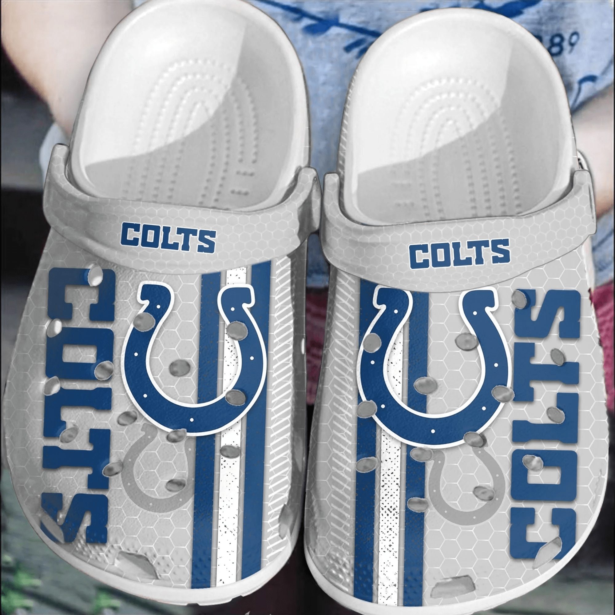 footwearmerch nfl indianapolis colts football clogs shoes crocs crocband comfortable for men women fgv0b