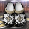 footwearmerch nfl new orleans saints crocs clogs shoes crocband comfortable dfinl