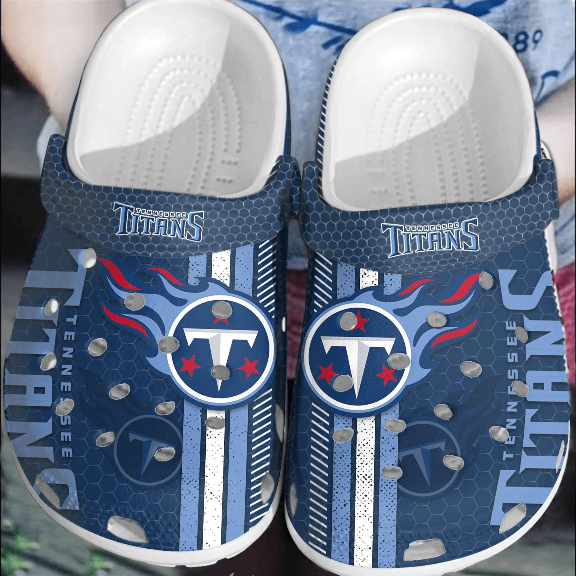 footwearmerch nfl tennessee titans crocsshoes clogs comfortable crocband for men women gu1cu