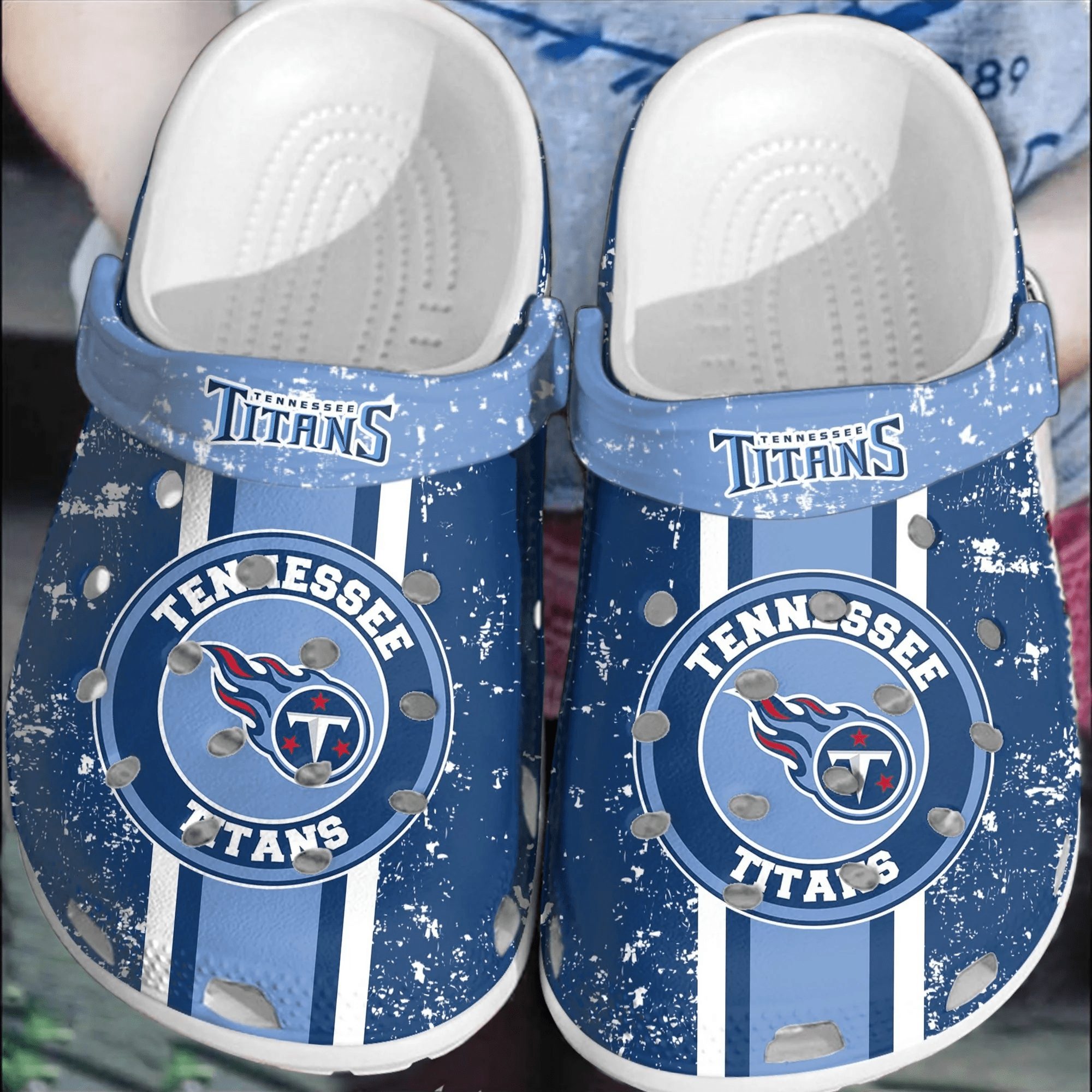 footwearmerch nfl tennessee titans crocsshoes clogs crocband comfortable for men women zz68g