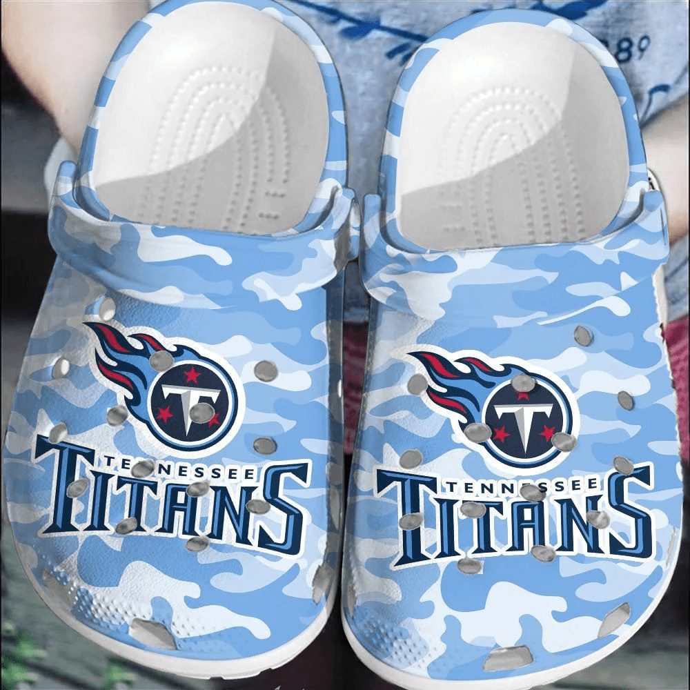 footwearmerch nfl tennessee titans crocsshoes comfortable crocband clogs for men women zpryt