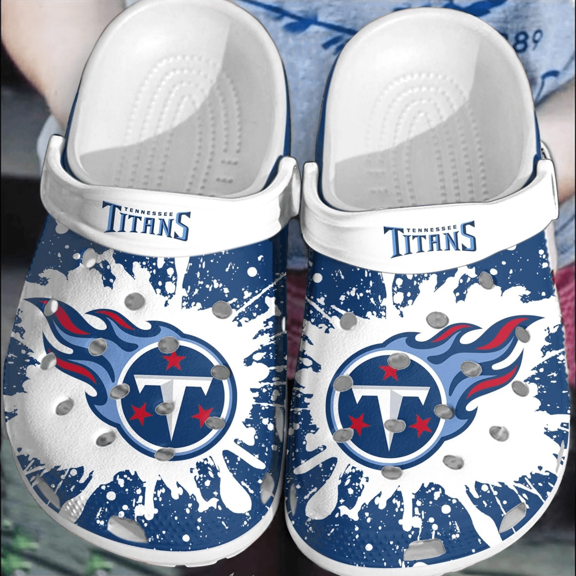 footwearmerch nfl tennessee titans crocsshoes crocband clogs comfortable for men women gxkax