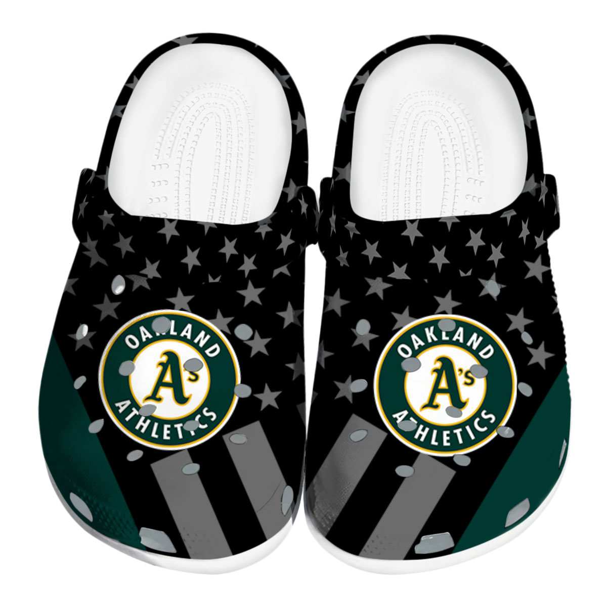 footwearmerch oakland athletics mlb sport crocs crocband clogs shoes comfortable for men women and kids 5z6ju