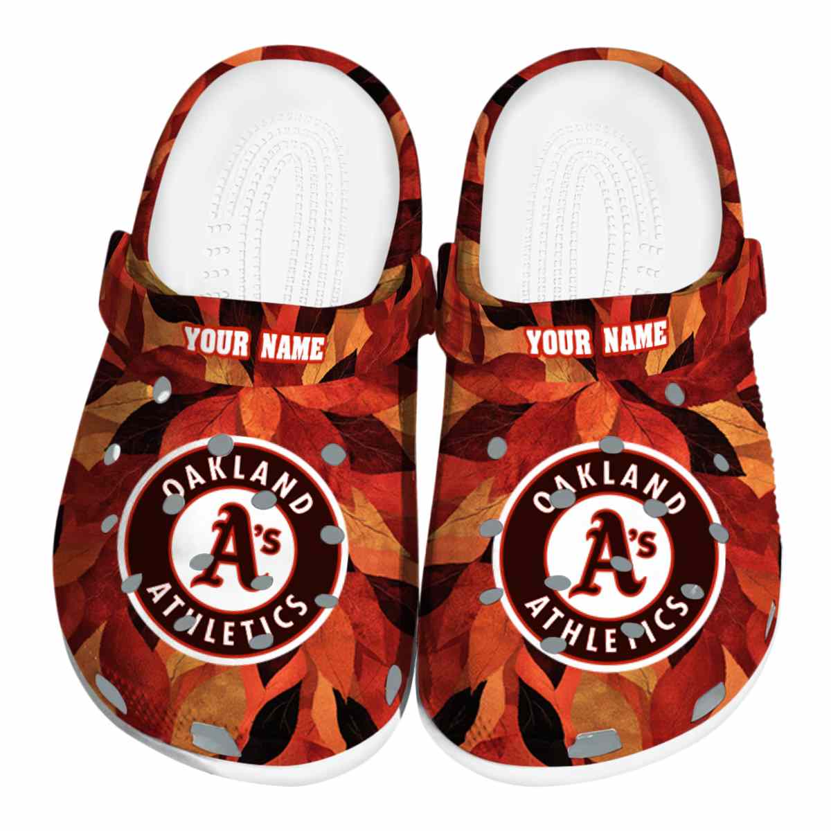 footwearmerch oakland athletics mlb sport crocs crocband clogs shoes comfortable for men women and kids b6tw0
