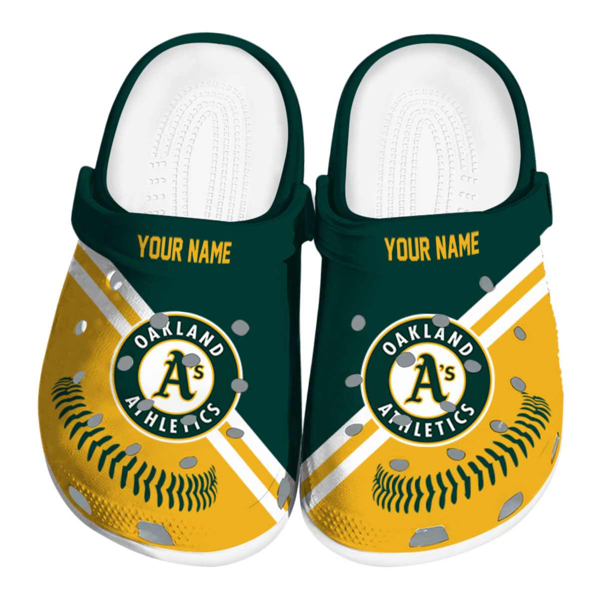 footwearmerch oakland athletics mlb sport crocs crocband clogs shoes comfortable for men women and kids ifzah