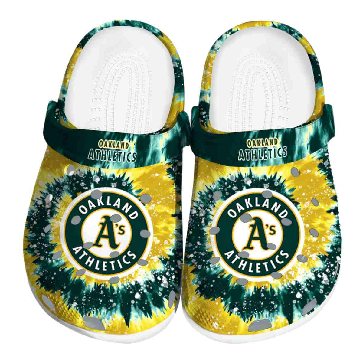 footwearmerch oakland athletics mlb sport crocs crocband clogs shoes comfortable for men women and kids k8xwu