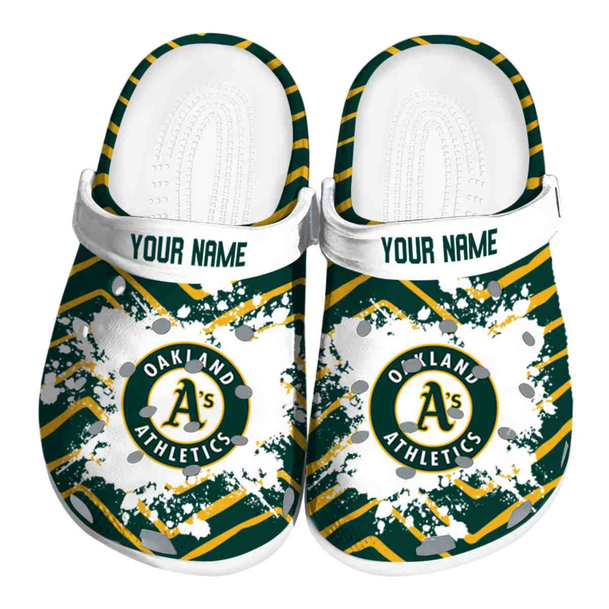 footwearmerch oakland athletics mlb sport crocs crocband clogs shoes comfortable for men women and kids lxwki