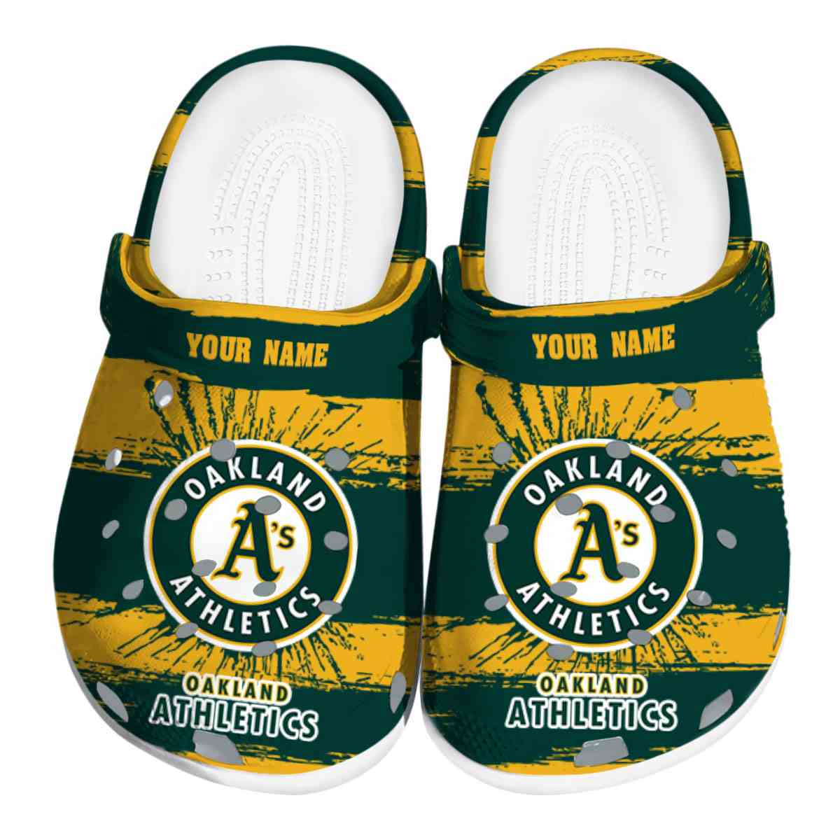 footwearmerch oakland athletics mlb sport crocs crocband clogs shoes comfortable for men women and kids nqhvl