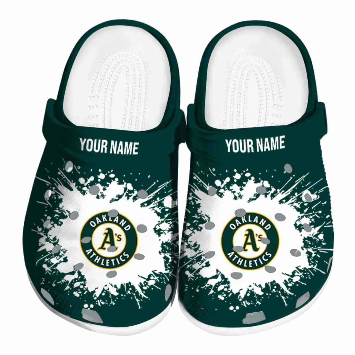 footwearmerch oakland athletics mlb sport crocs crocband clogs shoes comfortable for men women and kids q4exf