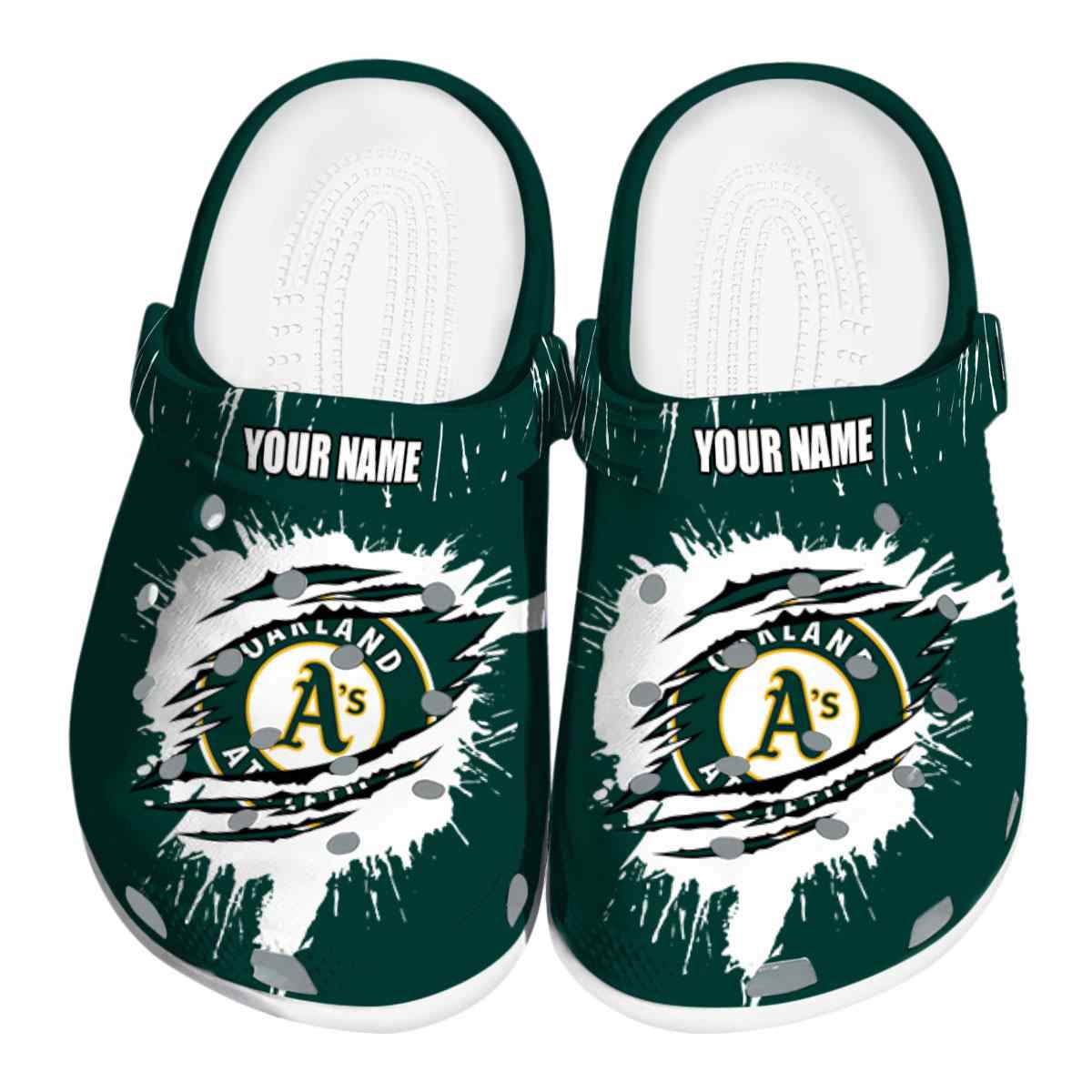 footwearmerch oakland athletics mlb sport crocs crocband clogs shoes comfortable for men women and kids rk9vp