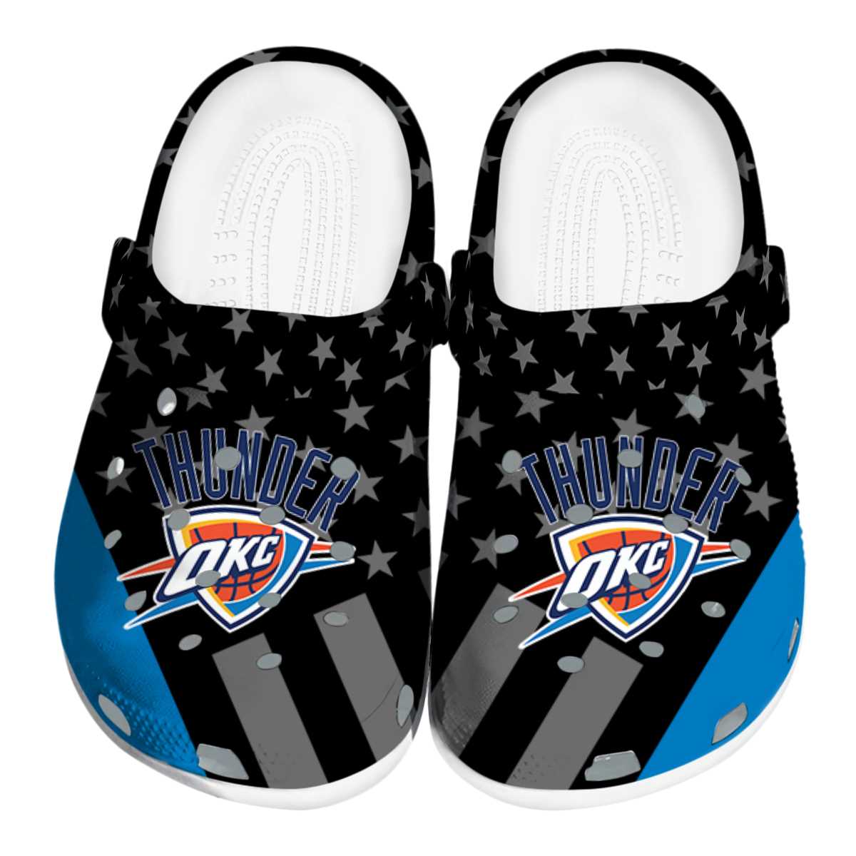 footwearmerch oklahoma city thunder nba sport crocs crocband clogs shoes comfortable for men women and kids 8cpiz