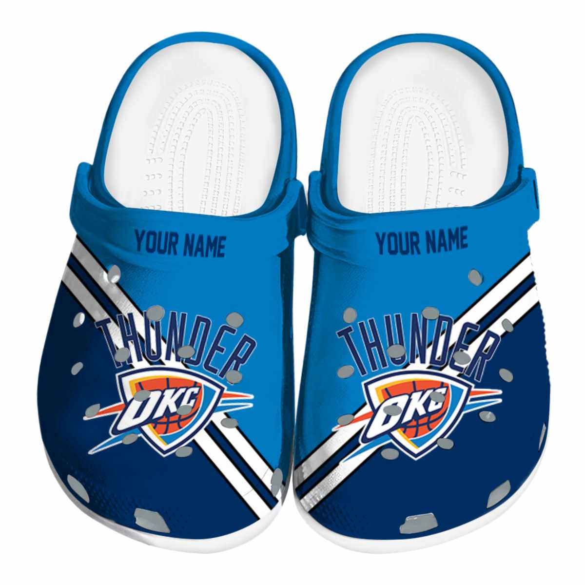 footwearmerch oklahoma city thunder nba sport crocs crocband clogs shoes comfortable for men women and kids aiwcn