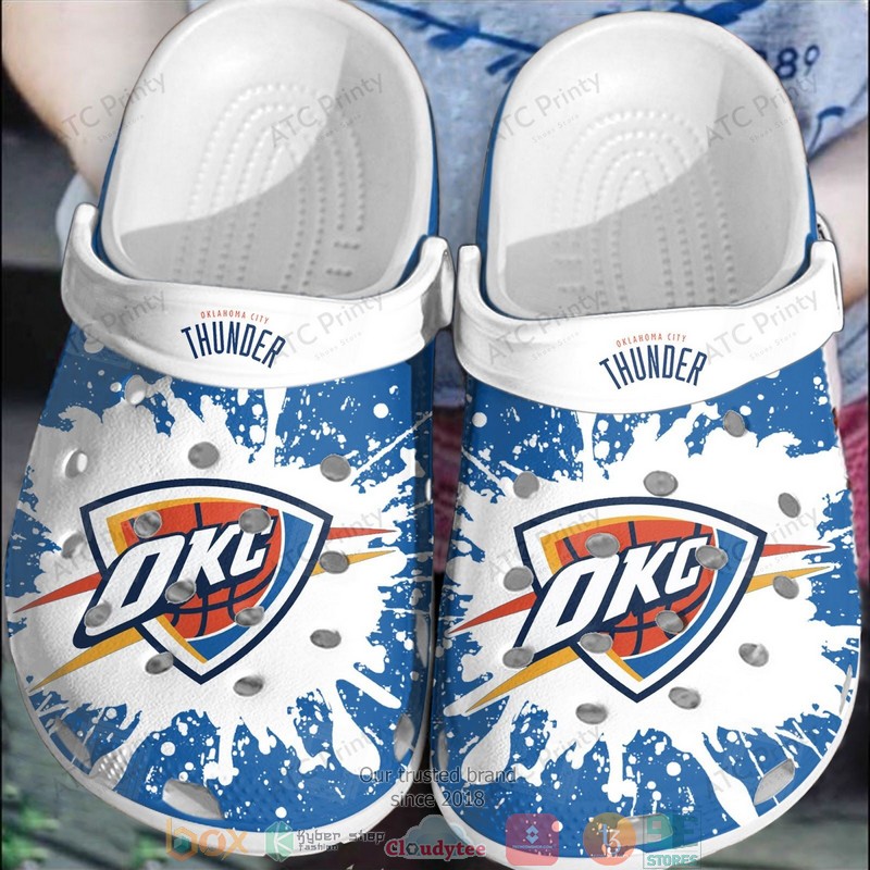 footwearmerch oklahoma city thunder nba sport crocs crocband clogs shoes comfortable for men women and kids aizah