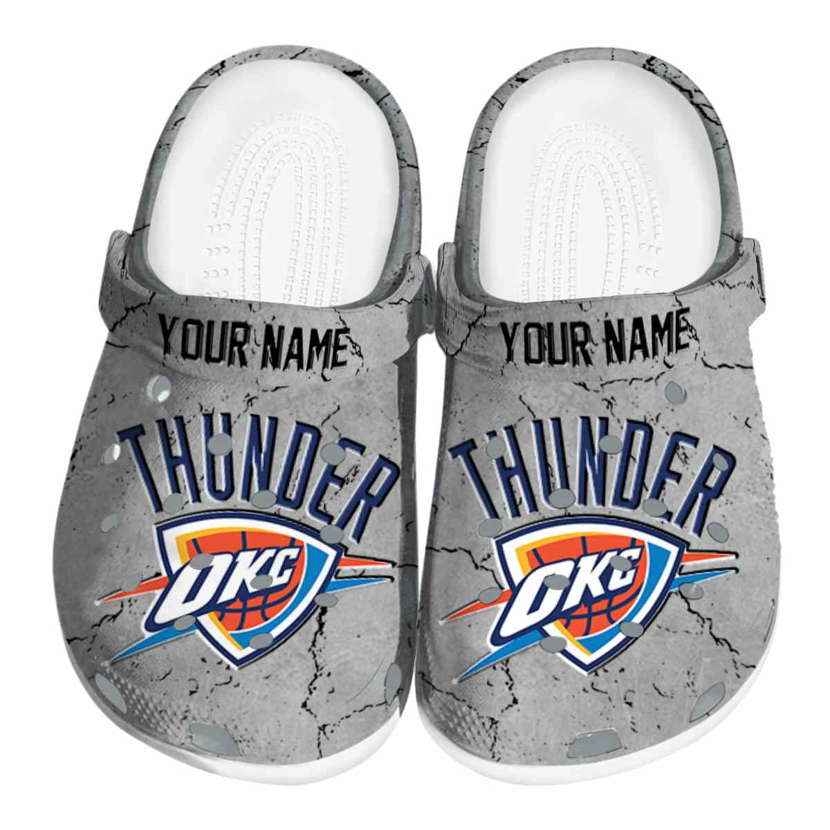 footwearmerch oklahoma city thunder nba sport crocs crocband clogs shoes comfortable for men women and kids o68tm