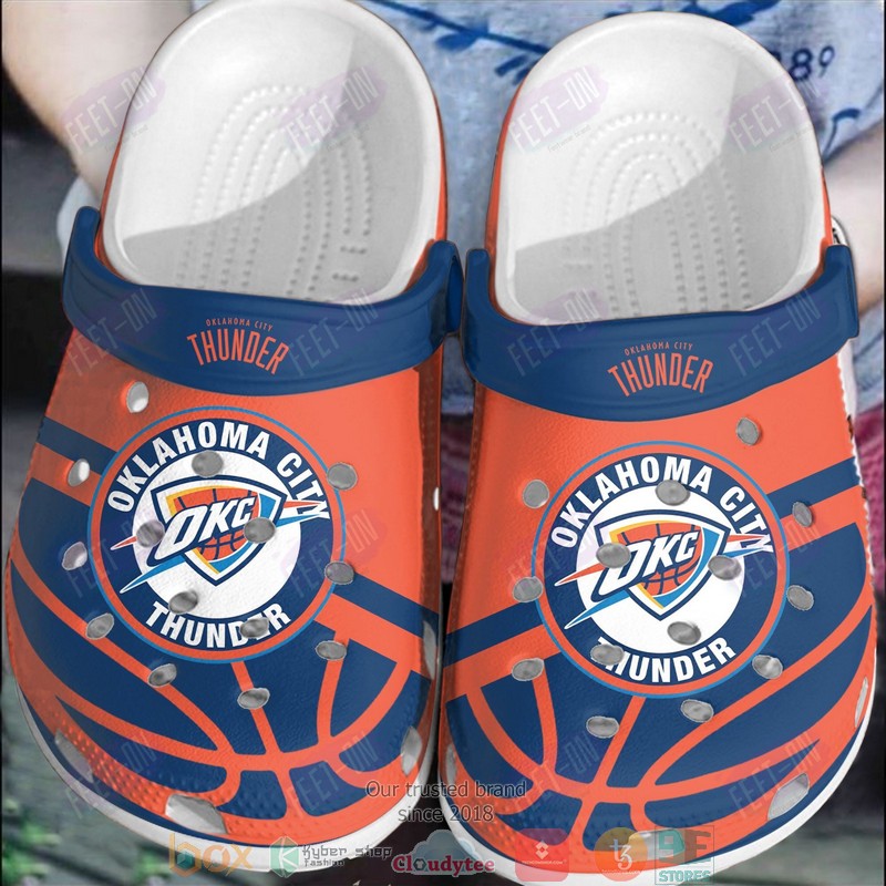 footwearmerch oklahoma city thunder nba sport crocs crocband clogs shoes comfortable for men women and kids sqwbo