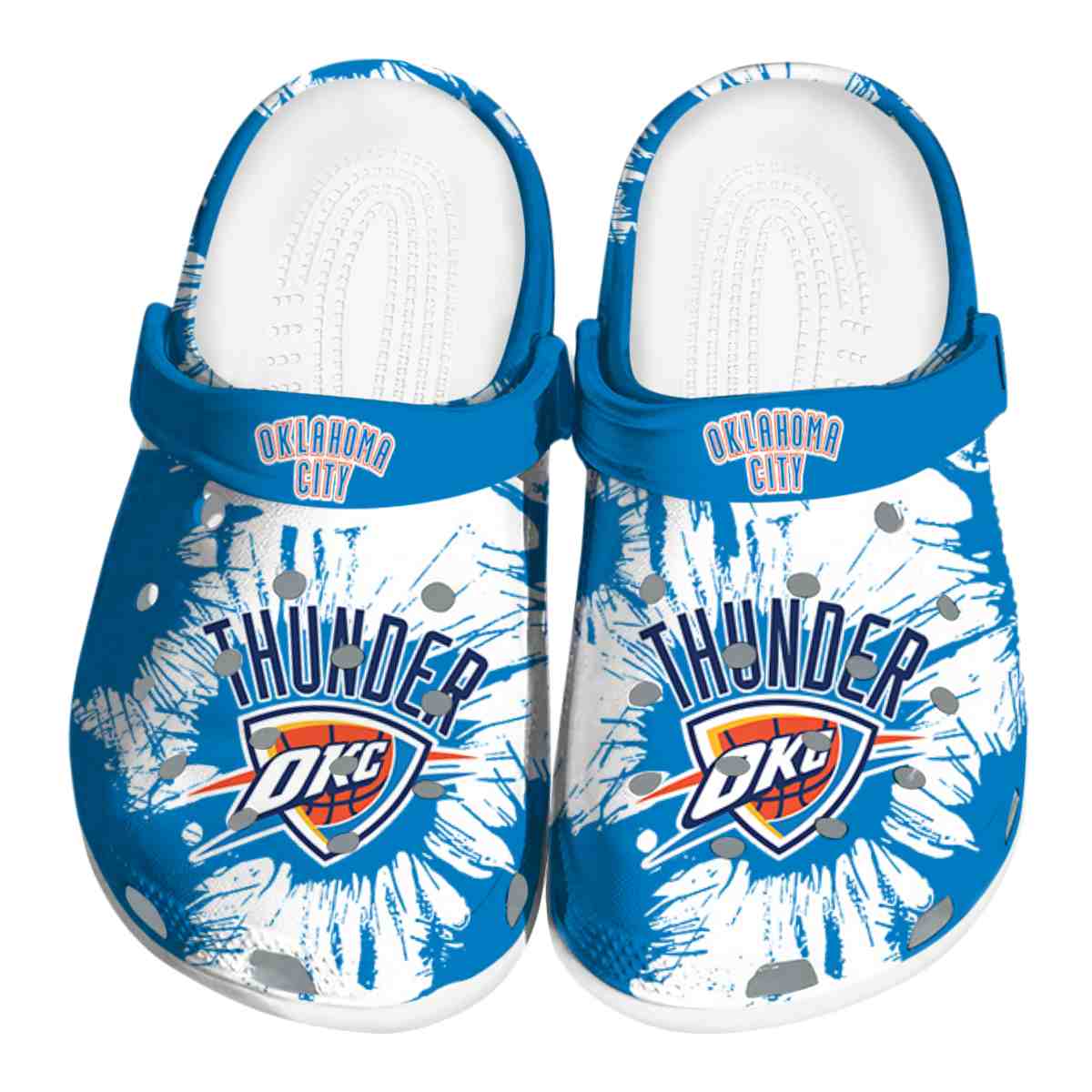 footwearmerch oklahoma city thunder nba sport crocs crocband clogs shoes comfortable for men women and kids ucnr3