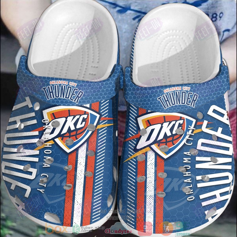 footwearmerch oklahoma city thunder nba sport crocs crocband clogs shoes comfortable for men women and kids uszbx